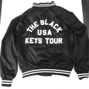 The Black Keys US Tour Satin Bomber Varsity Jacket